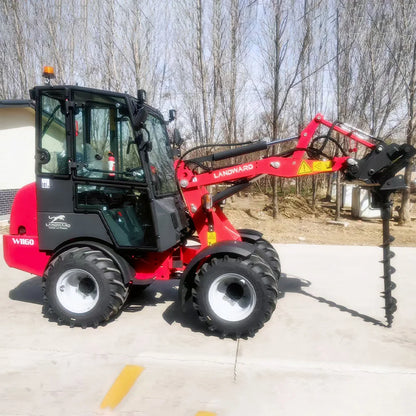 Macward High-Powered All-Terrain Loader Customized 4WD Wheel Loader with Kubota Engine