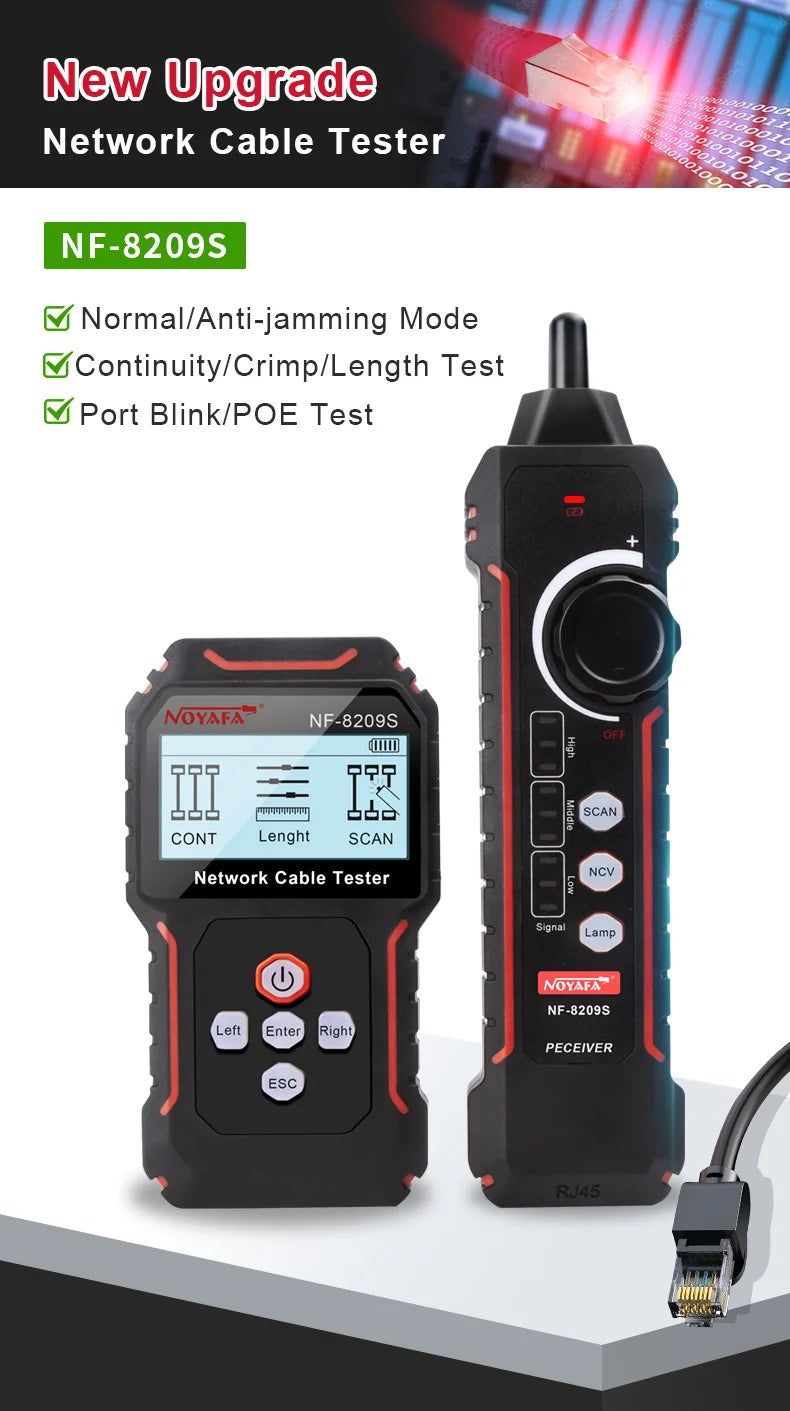 NOYAFA NF-8209S Network Cable Tracker