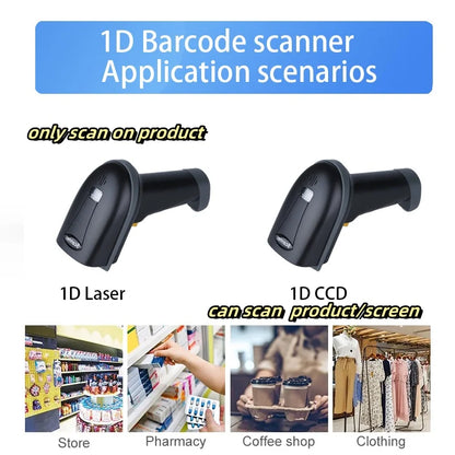A50D-A 2D Series Bluetooth, Wireless and Wired Barcode Scanner
