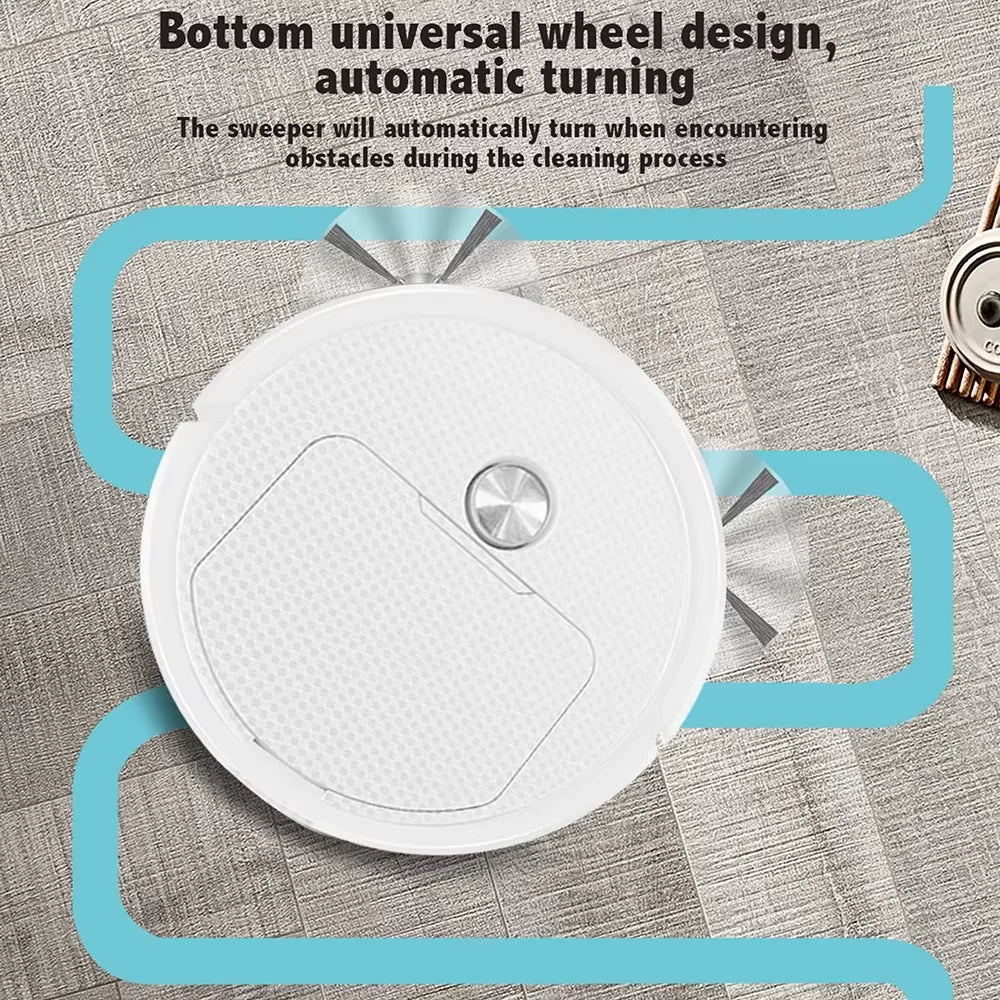 Wireless 3-in-1 Mini Smart Sweeping Robot Vacuum