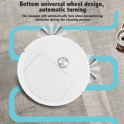 Wireless 3-in-1 Mini Smart Sweeping Robot Vacuum