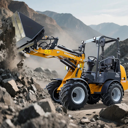 Macward High-Powered All-Terrain Loader Customized 4WD Wheel Loader with Kubota Engine