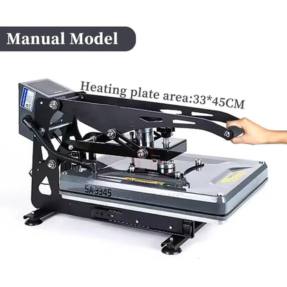 Semi-Automatic Heat Press Transfer & T-Shirt Hot Stamping Machine