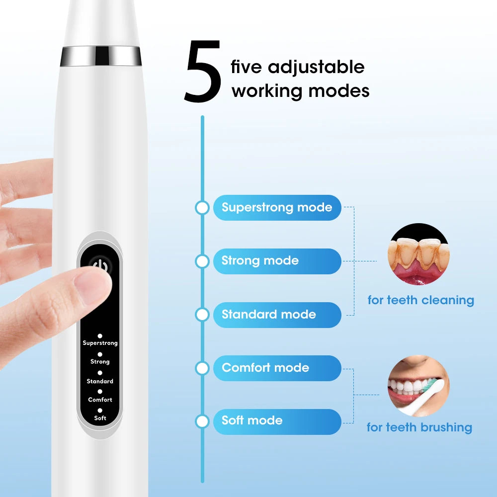 Ultrasonic Tooth Cleaner & Electric Whitening Scaler