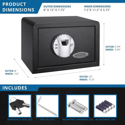 Biometric Fingerprint Mini Safe Box