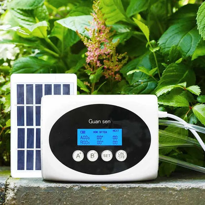 solar powered Dual Pump Intelligent Drip Irrigation System