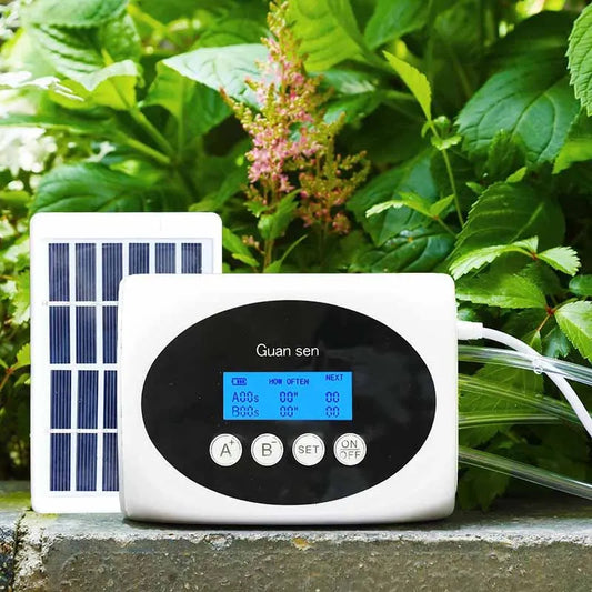 solar powered Dual Pump Intelligent Drip Irrigation System
