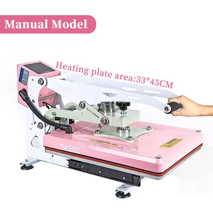 Semi-Automatic Heat Press Transfer & T-Shirt Hot Stamping Machine