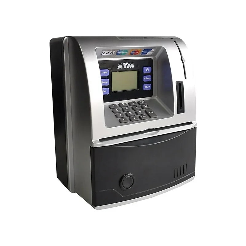 Super Real Estate Voice ATM Piggy Bank with Card, PIN, and Real Cash Deposit Feature