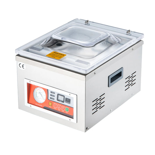 VEVOR DZ-260A Chamber Vacuum Sealer with 15.7" Sealing Length Kitchen Vacuum Packing Machine