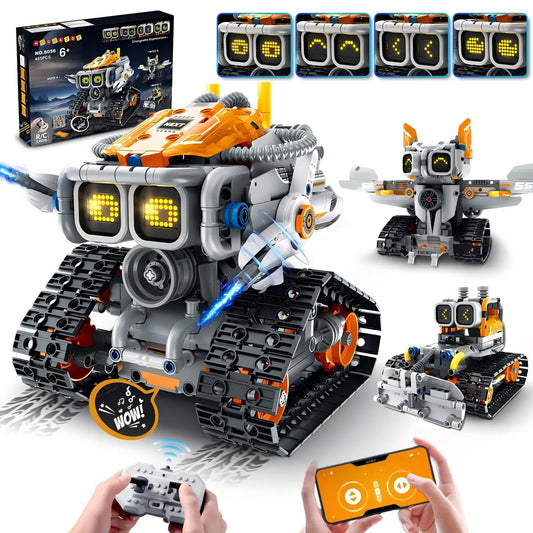 HOGOKIDS 3-in-1 Expression Robot Building Kit