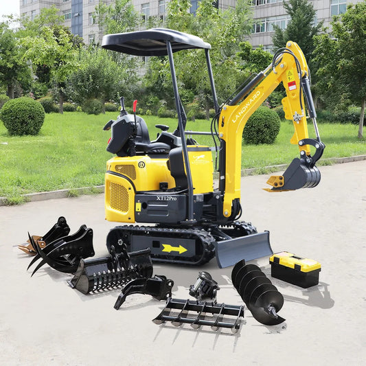 XT12 Pro 1.2 Ton Hydraulic Mini Excavator with Kubota EPA Engine
