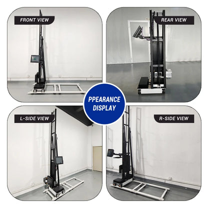 Vertical 3D Wall Printing Machine