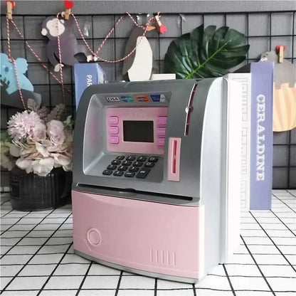 Super Real Estate Voice ATM Piggy Bank with Card, PIN, and Real Cash Deposit Feature