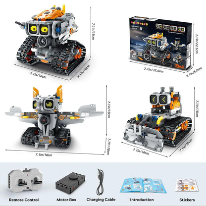 HOGOKIDS 3-in-1 Expression Robot Building Kit