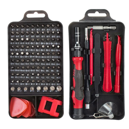 115-in-1 Precision Screwdriver & Electronics Repair Kit with Magnetic Bits, Extension Shaft, and Disassembly Tools