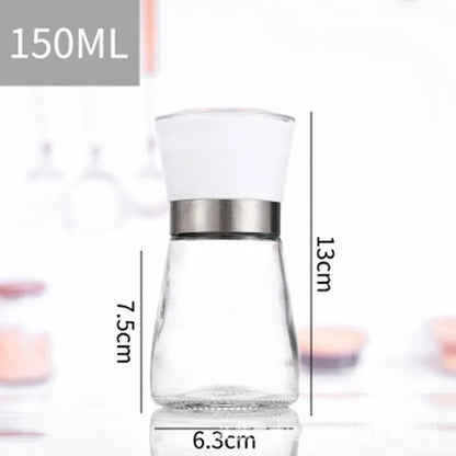 Premium Stainless Steel Salt and Pepper Grinder Set with Adjustable Ceramic Rotor
