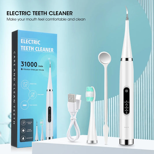 Ultrasonic Tooth Cleaner & Electric Whitening Scaler