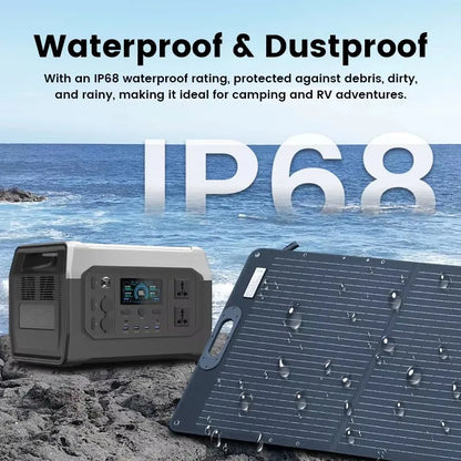 1800W LiFePO4 Solar Generator & Backup Station