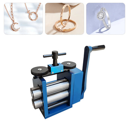 Manual Combination Rolling Mill Machine Jewelry Press Roller