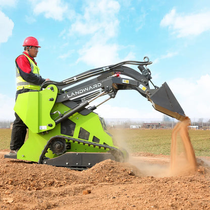 EURO 5 EPA Mini Skid Steer Loader China Manufacturer Small Mini Skid Steer Loader 500kg 800kg Mini Wheel Loader Customized Sale
