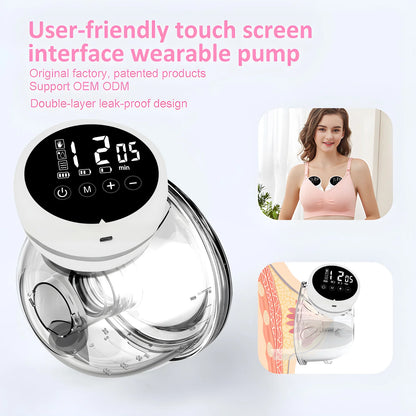USB Rechargeable Wearable Breast Pump