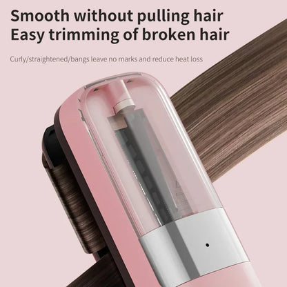 Rechargeable Electric Hair Clipper with Split-End Trimmer and Automatic Hair Care Function