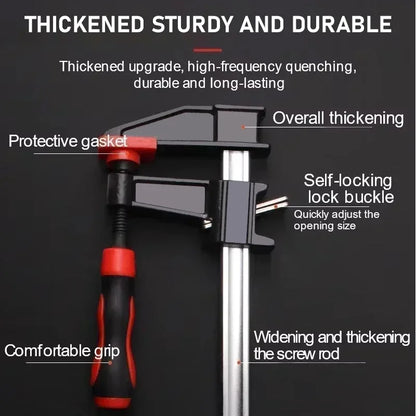 Heavy-Duty Holding Power FUTE Adjustable F Clamps