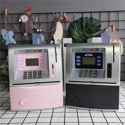 Super Real Estate Voice ATM Piggy Bank with Card, PIN, and Real Cash Deposit Feature