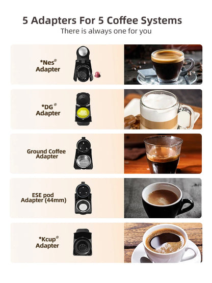 HiBREW H2B 5-in-1 capsule coffee machine
