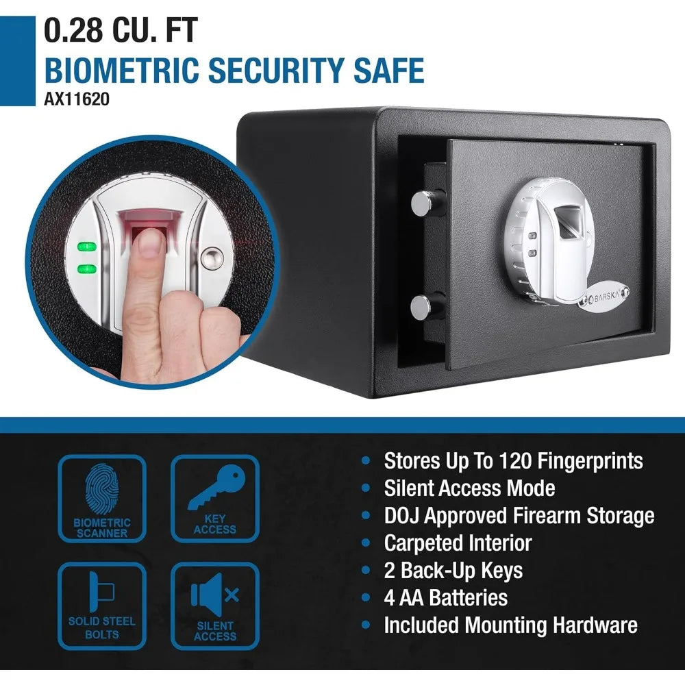 Biometric Fingerprint Mini Safe Box