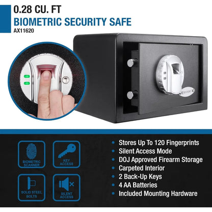 Biometric Fingerprint Mini Safe Box