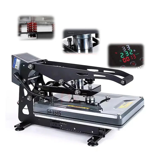 Semi-Automatic Heat Press Transfer & T-Shirt Hot Stamping Machine
