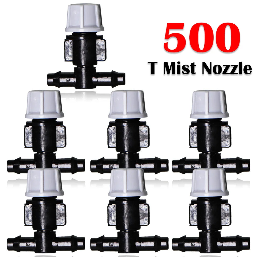5–50M 45W Pump Self-Priming Irrigation System Garden Spray Cooling Kit.