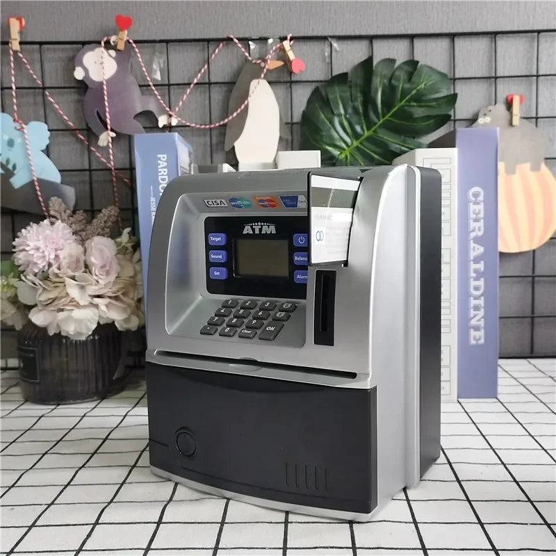 Super Real Estate Voice ATM Piggy Bank with Card, PIN, and Real Cash Deposit Feature