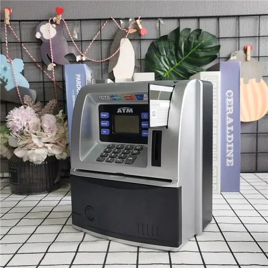 Super Real Estate Voice ATM Piggy Bank with Card, PIN, and Real Cash Deposit Feature
