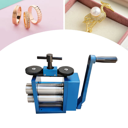 Manual Combination Rolling Mill Machine Jewelry Press Roller