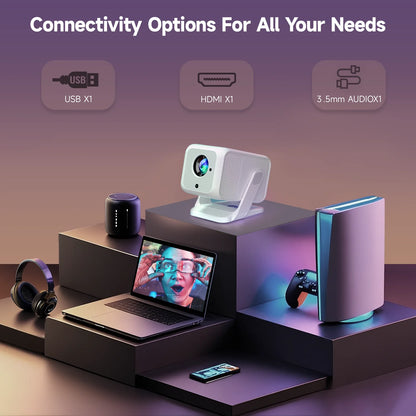 Magcubic HY310X Smart 4K Projector with Auto Focus and Built-in HiFi Speaker