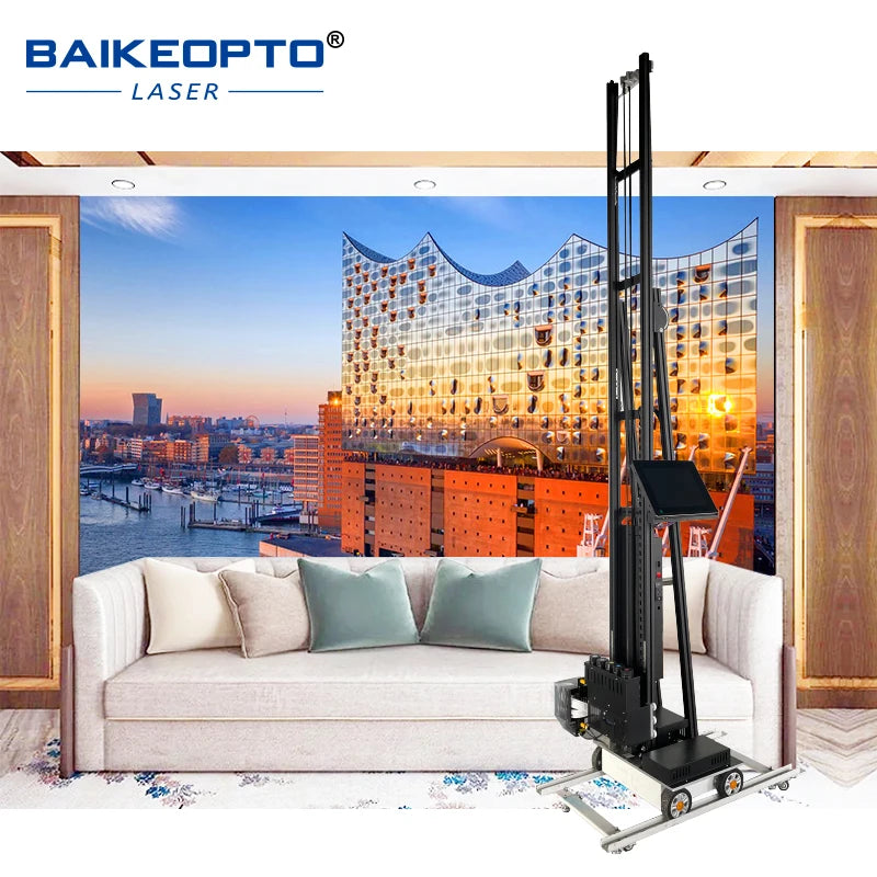 Vertical 3D Wall Printing Machine