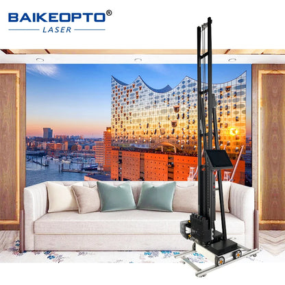 Vertical 3D Wall Printing Machine