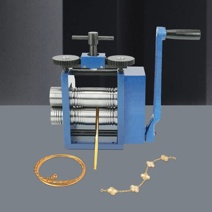 Manual Combination Rolling Mill Machine Jewelry Press Roller